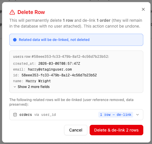 Building a Cascade-Aware Delete System Across the Stack